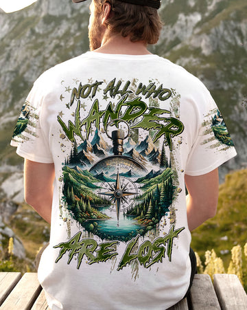 Maxcorners Not All Who Wander Are Lost Compass All Over Print LM2101