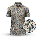 Maxcorners Funny Pattern Golf Shirt For Golfer, Crazy Golf Shirt, Golf Gift For Men
