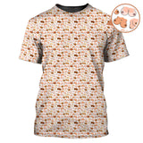 Maxcorners Boobs Pattern Golf Polos, Funny Golf Shirt, Crazy Golf Shirts For Men