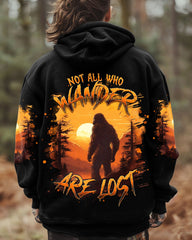 Maxcorners Not All Who Wander Are Lost Bigfoot All Over Print LM1601