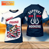 Maxcorners Support Your Local Hookers - Patriotic Fishing Shirt, Fishing UPF Shirts, Funny Fishing Shirt