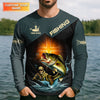 Maxcorners Like Fishing And Believe In Jesus Shirt, Christian Bass Fishing Long Sleeve For Men, Fishing UPF Shirts