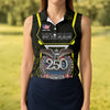 Maxcorners Personalized Veteran America 250 Polo Shirt Yellow Accent, Golf Shirts For Women, Women’s Golf Apparel LM1507