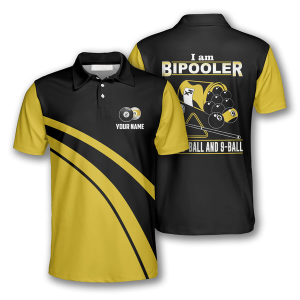 Maxcorners I'm Bipooler I Playing 8 and 9 Ball Billiard Personalized 3D Unisex Shirt
