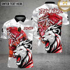 Maxcorners Lion Dartboard Red Impact Multioptions Personalized Name, Team Name Unisex 3D Shirt (4 Colors)