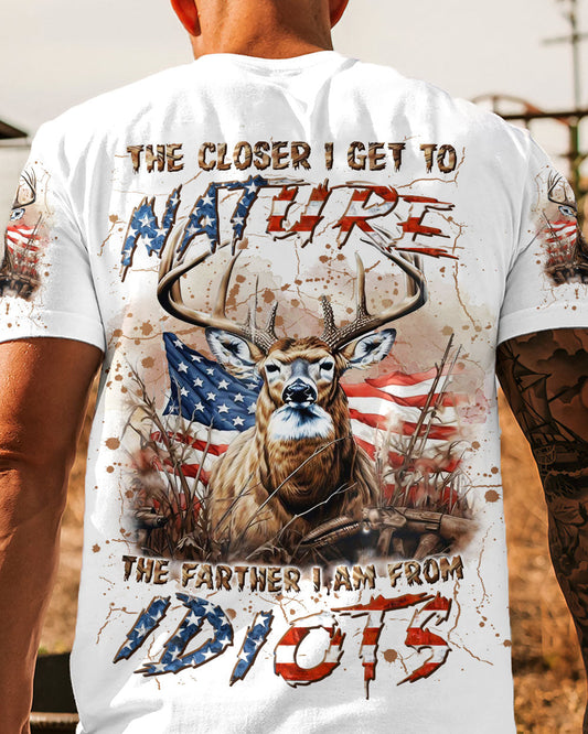 Maxcorners The Closer I Get To Nature Deer Hunting All Over Print LM2101