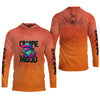 Maxcorners Crappie Mood Orange Neon Fishing UPF Shirts, Funny Fishing Shirt, Gift For Fisherman