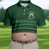 Maxcorners St Patrick's Day Cheers Men's Funny Golf Shirts, Polo Shirts For Men, Golf Shirts For Men | Style 1