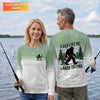 Maxcorners A Dad Like Me Is Hard To Find Bigfoot Fishing Shirt, Custom Name Bass Shirt, Fishing UPF Shirts, Funny Fishing Shirt