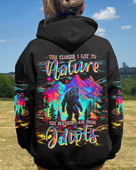 Maxcorners (Hot Deal) The Closer I Get To Nature Colorful Bigfoot All Over Print - Tlnt1211244 LM1601
