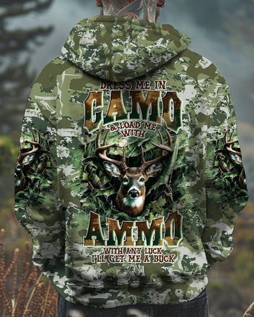 Maxcorners Dress Me In Camo Hunting All Over Print LM1601