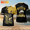 Maxcorners I Like Fishing And Maybe 3 People Shirt, Personalized Strike Addictions Bass Fishing Shirt For Men, Fishing UPF Shirts