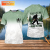 Maxcorners A Dad Like Me Is Hard To Find Bigfoot Fishing Shirt, Custom Name Bass Shirt, Fishing UPF Shirts, Funny Fishing Shirt