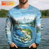 Maxcorners Sometimes It's Fish, Sometimes It's a Buzz Fishing Shirt, Fishing UPF Shirts, Funny Fishing Shirt