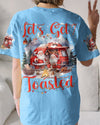 Maxcorners Let's Get Toasted Christmas All Over Print LM2101