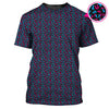 Maxcorners Feet Positions Pattern Golf Polos, Funny Golf Shirt For Men, Crazy Golf Shirts For Golfers