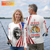 Maxcorners Jesus Is My Savior Fishing Is My Therapy Shirt, Personalized Christian Fishing Long Sleeve For Men