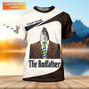Maxcorners The Rodfather Fishing Shirt, Personalized Funny Angler, Mens Long Sleeve T shirts, Gift For Dad Fisherman