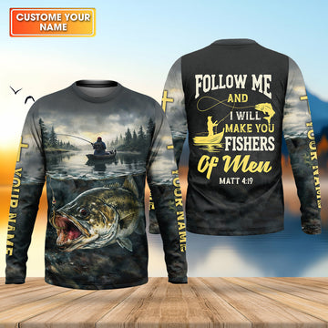 Maxcorners Called to Fish for Men - Christian Fishing Shirt, Fishing UPF Shirts, Funny Fishing Shirt