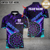 Maxcorners Darts Flame Dartboard Design Multicolor Customized Name, Team Name 3D Shirts
