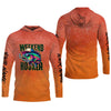 Maxcorners Weekend Hooker Orange Fishing Shirt, Fishing UPF Shirts, Hooded Sun Shirt, Gift For Fisherman