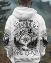 Maxcorners Not All Who Wander Are Lost Compass All Over Print LM2101