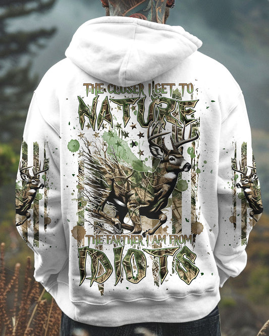 Maxcorners The Closer I Get To Nature Deer Hunting All Over Print LM2101