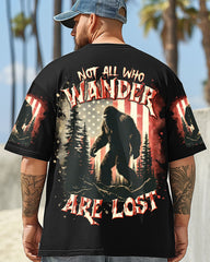 Maxcorners Not All Who Wander Are Lost Bigfoot All Over Print LM1601