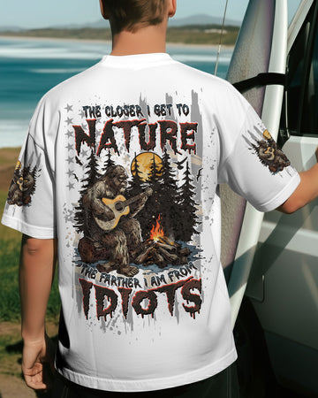 Maxcorners The Closer I Get To Nature Bigfoot All Over Print LM1601