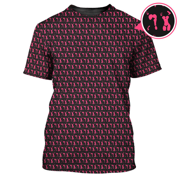 Maxcorners Body Art Pattern Golf Polos, Funny Golf Shirt, Crazy Golf Shirts For Men