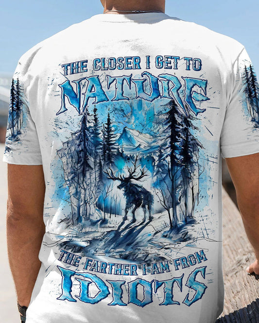 Maxcorners The Closer I Get To Nature Deer Hunting All Over Print LM2101