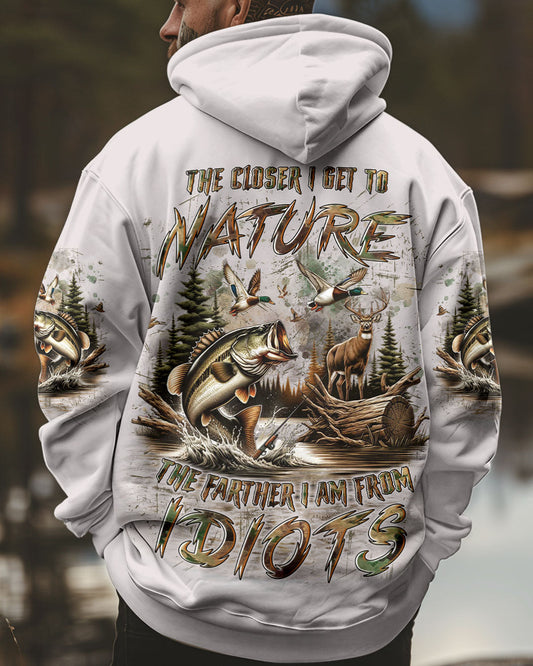Maxcorners The Closer I Get To Nature Hunting Fishing All Over Print LM2101
