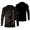 Maxcorners It's In My DNA Fishing UPF Shirts, Funny Fishing Shirt, Men Jersey, Presents For Fishermen