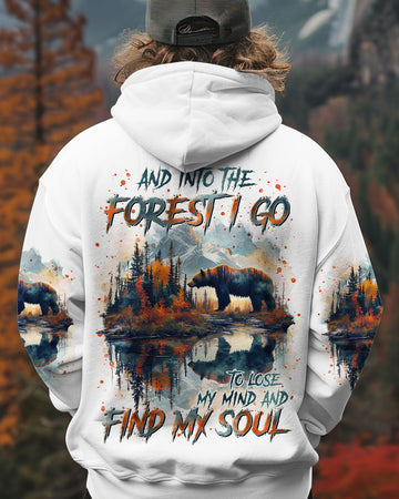 Maxcorners And Into The Forest I Go Bear All Over Print LM2101