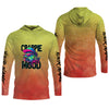 Maxcorners Crappie Mood Orange Yellow Fishing UPF Shirts, Fishing Jersey, Funny Fishing Shirt