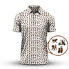 Maxcorners Golf Pattern Shirt, Labrador Golf Shirt For Golfer, Crazy Dog Golf Shirt For Men