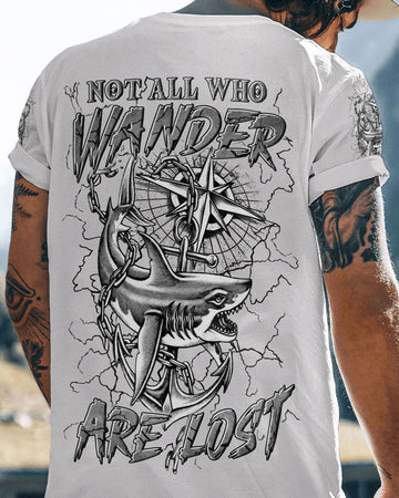 Maxcorners Not All Who Wander Are Lost Compass All Over Print LM1501