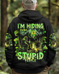 Maxcorners I'm Hiding From Stupid People Bigfoot All Over Print LM1601