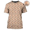 Maxcorners Pattern Golf Polos,  Boob Design Funny Golf Shirt for Men, Crazy Golf Shirts