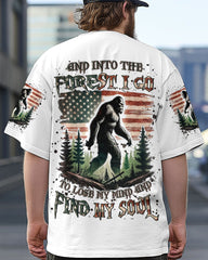 Maxcorners And Into The Forest I Go Bigfoot All Over Print LM1601