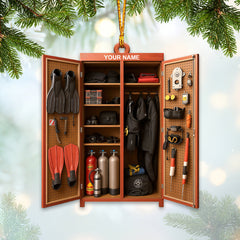 Maxcorners Diving Lover, Home Decor, Christmas Ornament, Personalized Ornament2 2D Flat LM2111