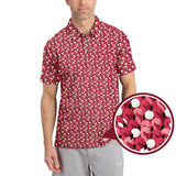 Maxcorners Flamingo Golf Shirt – Funny Pink Golf Shirt For Golfers - Pattern Golf Shirt