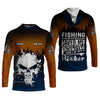 Maxcorners Fishing Saved Me From Being A Pornstar Hexagon Pattern SPF Shirt, Funny Fishing Shirt, Gift For Fisherman