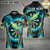 Maxcorners Darts Coiled Dragon Dartboard Multiple Options Personalized Name, Team Name 3D Shirt