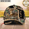 Maxcorners Hunting Deer Realtree Camo Multiple Options Personalized Name 3D Cap