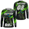 Maxcorners Green Mountain Cycling Customize Name 3D Shirts
