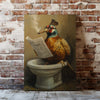 Maxcorners Cigar Bird Bathroom Canvas Toilet Wall Art LM2611