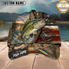 Maxcorners Fishing Rustic American Flag Personalized 3D Cap