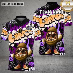 Maxcorners Graffiti Style Dartboard Street Art Multioptions Personalized Name, Team Name Unisex 3D Shirt (4 Colors)