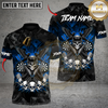 Maxcorners Skull Rider Darts Multicolor Customized Name, Team Name 3D Shirts